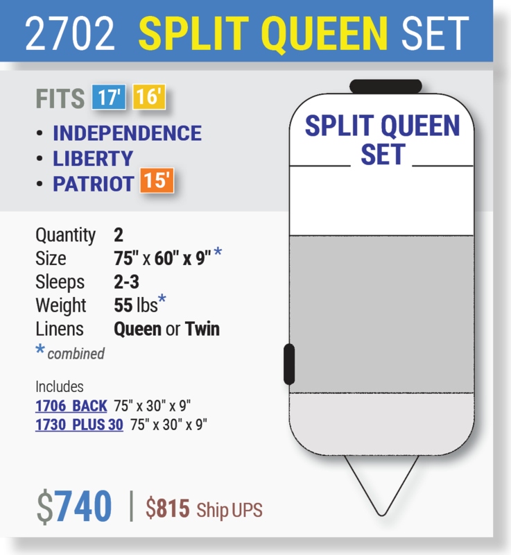 2702 SPLIT QUEEN