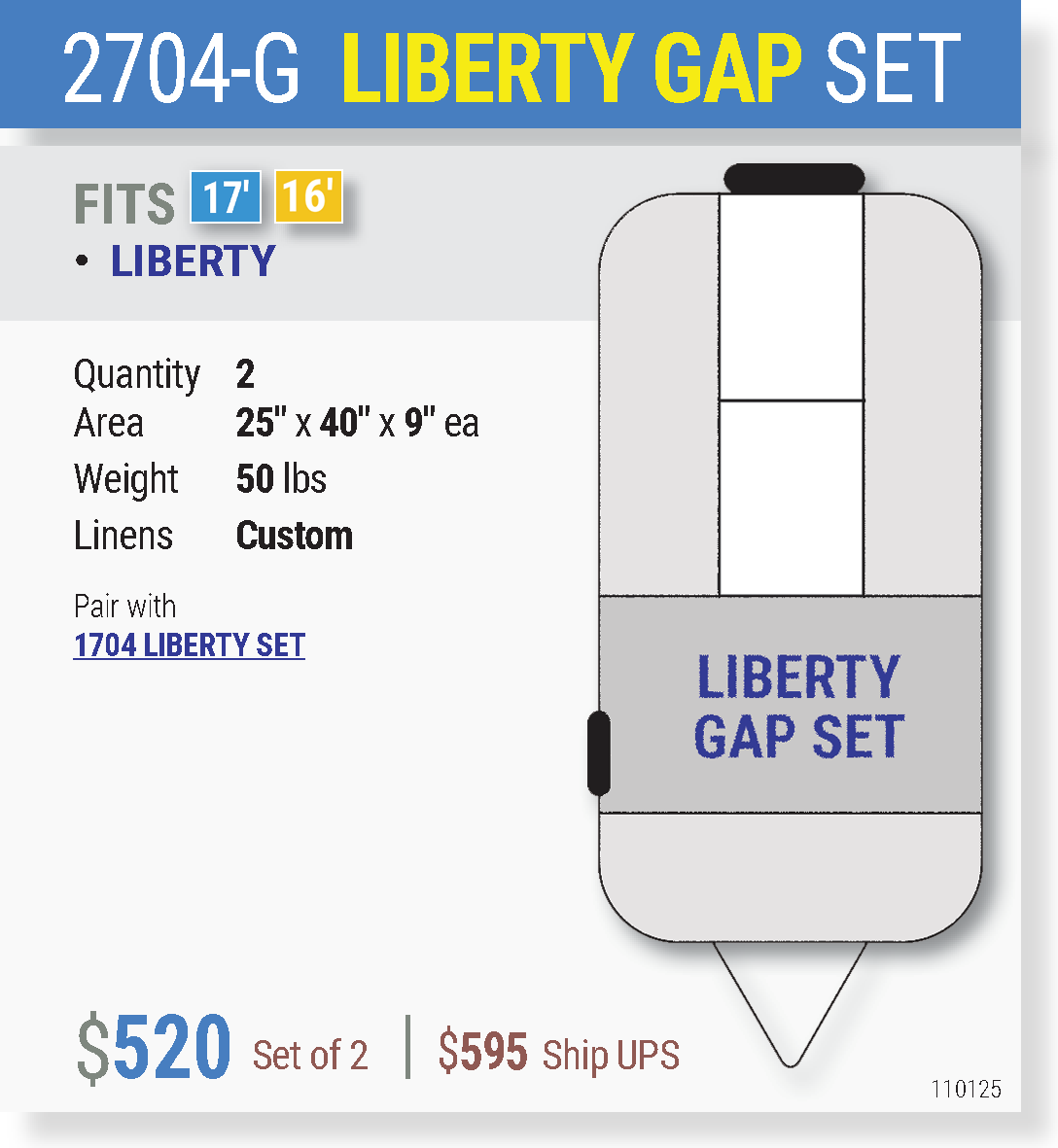 2704-G LIBERTY GAP SET