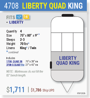 4708 LIBERTY QUAD KING